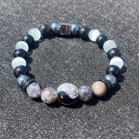 Yin-Yang bracelet "black"