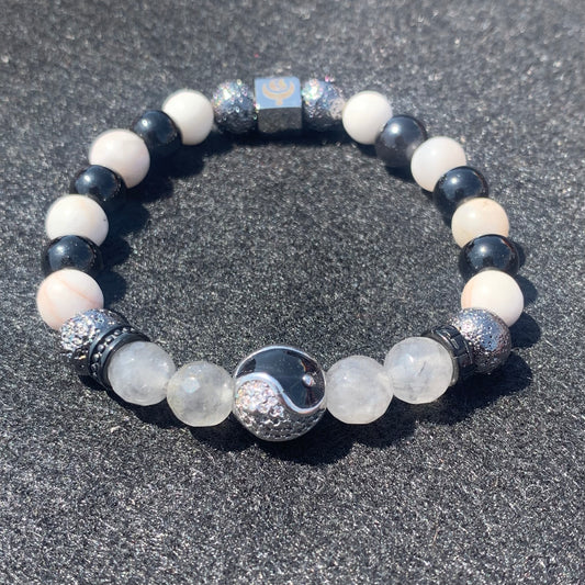 Yin-Yang bracelet "White"